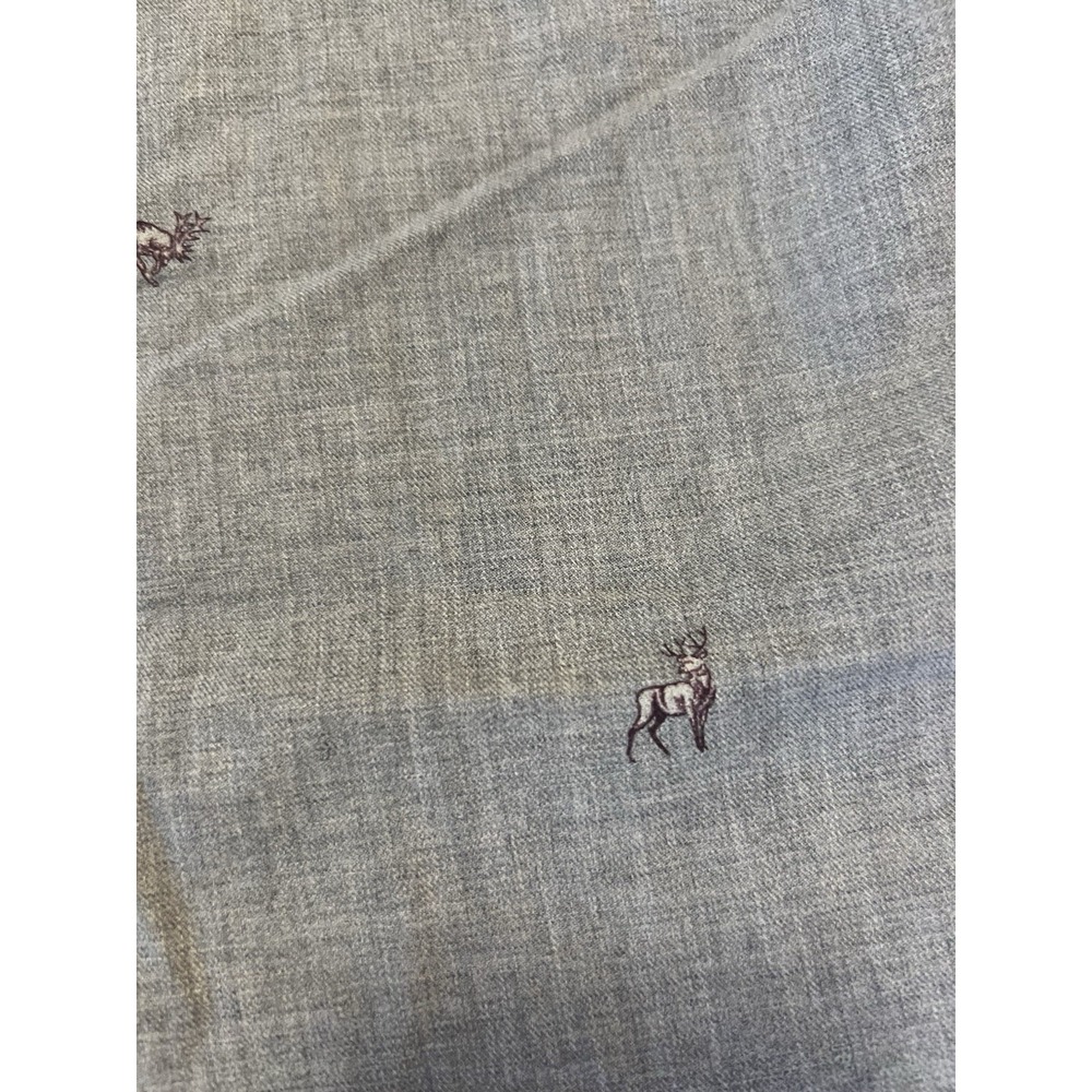 Untuckit Mens Shirt Large Pastora Long Sleeve Button Down Deer print hunting - Picture 10 of 10